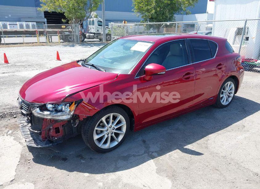 Photo 2 of 2011 Lexus Ct 200H PREMIUM (VIN JTHKD5BH6B2021857)