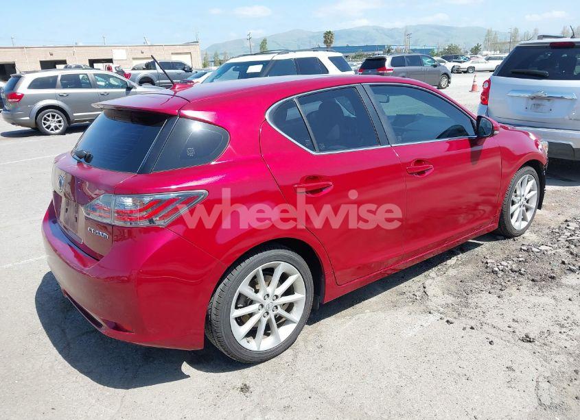 Photo 4 of 2011 Lexus Ct 200H PREMIUM (VIN JTHKD5BH6B2021857)