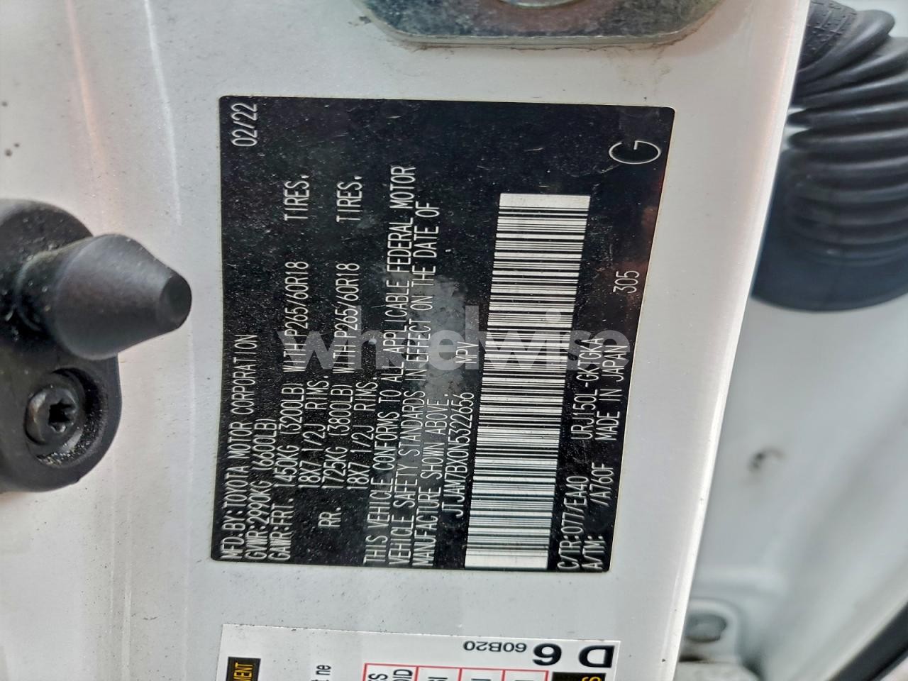 Photo 13 of 2022 LEXUS GX 460 (VIN JTJAM7BX0N5322656)