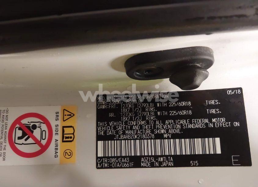 Photo 9 of 2019 Lexus Nx 300 (VIN JTJBARBZ0K2180378)