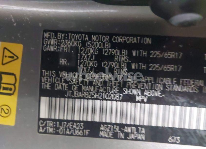 Photo 9 of 2017 Lexus Nx 200T (VIN JTJBARBZ5H2102087)