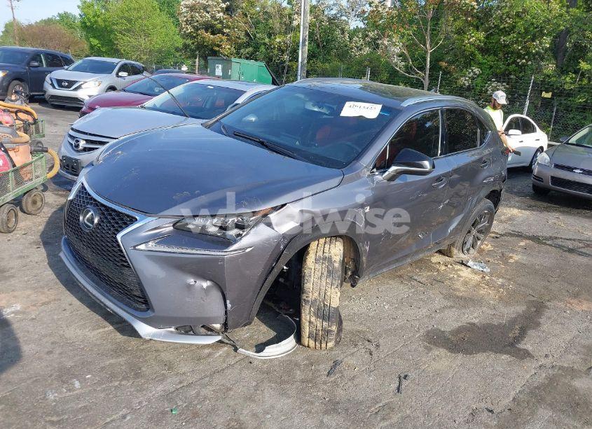 Photo 2 of 2015 Lexus Nx 200T F SPORT (VIN JTJBARBZ7F2004255)