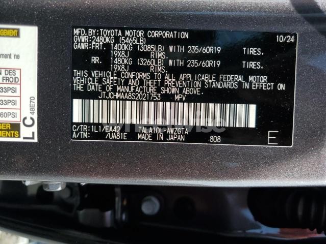 Photo 13 of 2025 LEXUS RX 350 PREMIUM (VIN JTJCHMAA8S2021753)