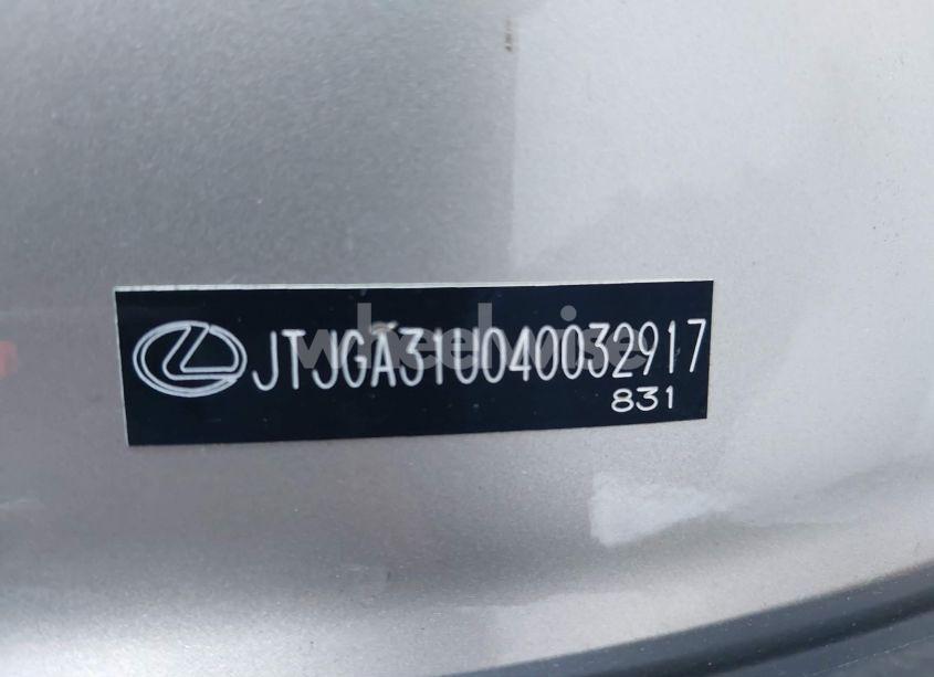 Photo 9 of 2004 Lexus Rx 330 (VIN JTJGA31U040032917)