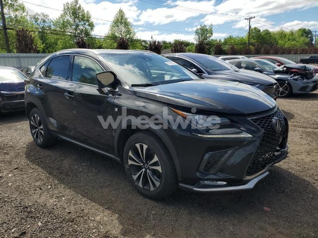 Photo 4 of 2020 LEXUS NX 300 F SPORT N/A (VIN JTJSARDZ6L5007641)