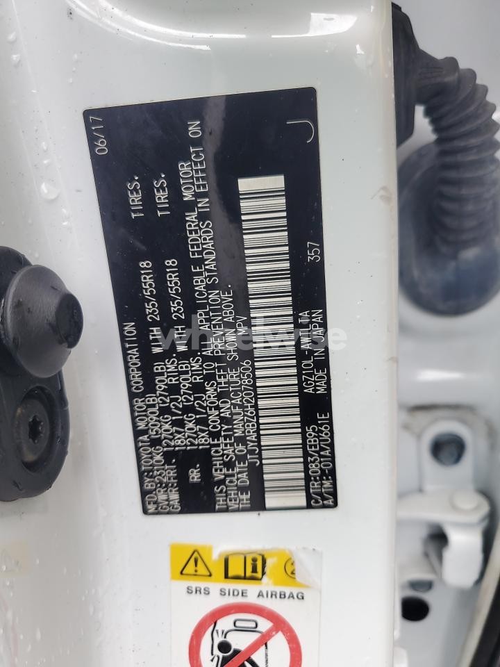 Photo 14 of 2017 LEXUS NX 200T BASE (VIN JTJYARBZ6H2078506)