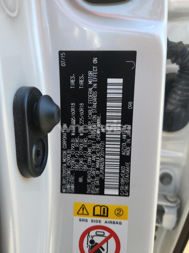 Photo 13 of 2015 LEXUS NX 200T N/A (VIN JTJYARBZ8F2019731)