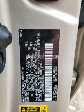 2014 LEXUS RX 350 N/A (VIN JTJZK1BA4E2418292) main photo