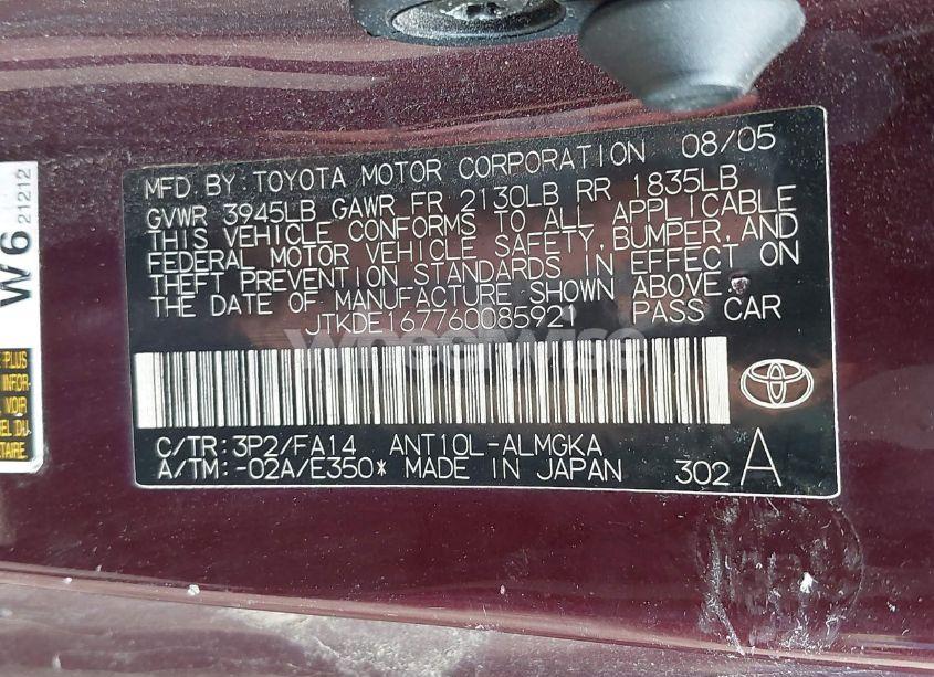 Photo 9 of 2006 Scion Tc N/A (VIN JTKDE167760085921)