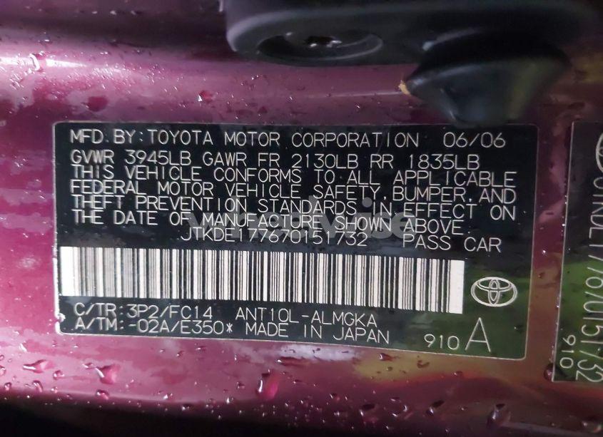 Photo 9 of 2007 Scion Tc N/A (VIN JTKDE177670151732)