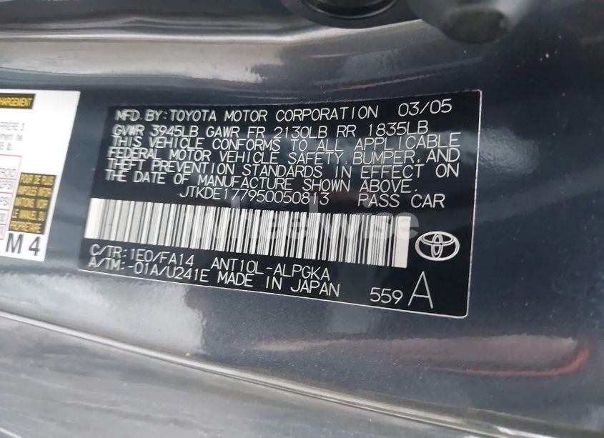 Photo 9 of 2005 Scion Tc N/A (VIN JTKDE177950050813)