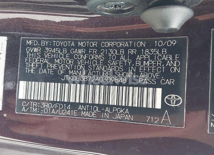 Photo 9 of 2010 Scion Tc N/A (VIN JTKDE3B72A0309848)