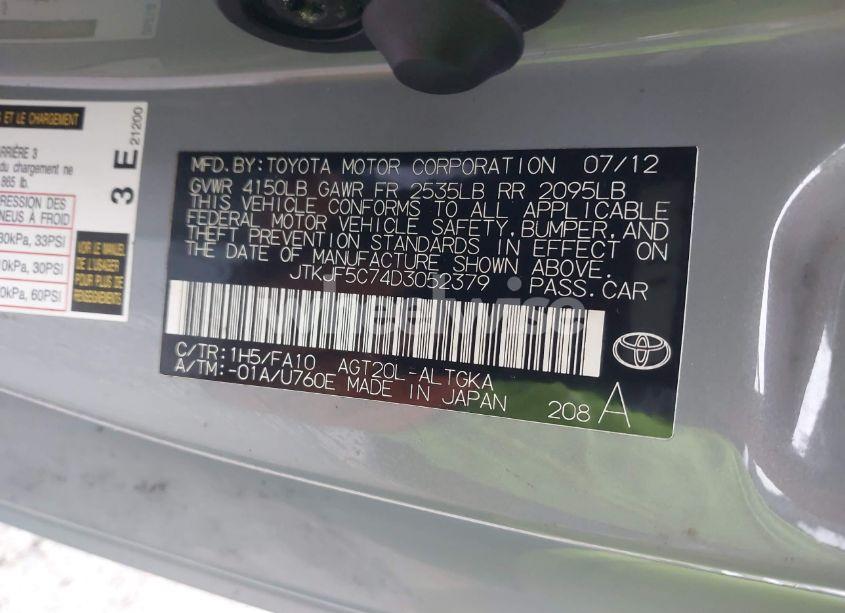 Photo 9 of 2013 Scion Tc N/A (VIN JTKJF5C74D3052379)