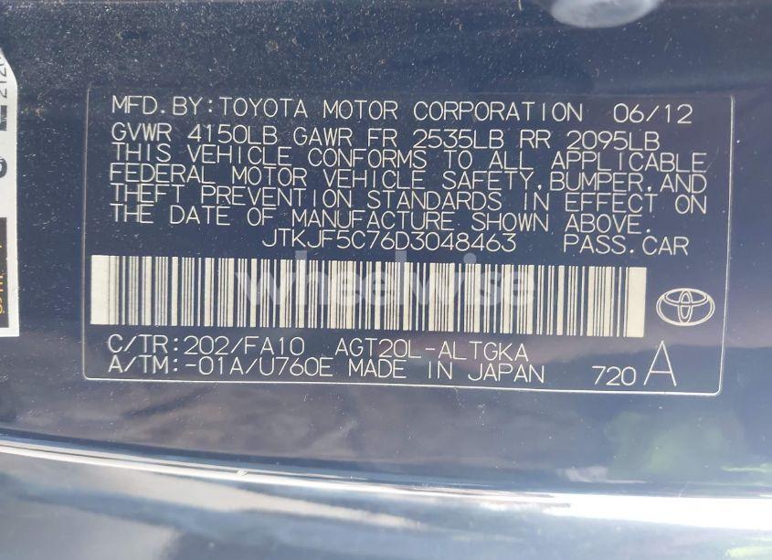 Photo 9 of 2013 Scion Tc N/A (VIN JTKJF5C76D3048463)