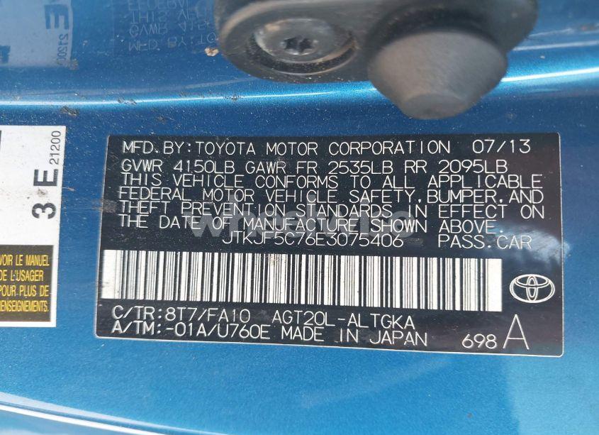 Photo 9 of 2014 Scion Tc N/A (VIN JTKJF5C76E3075406)