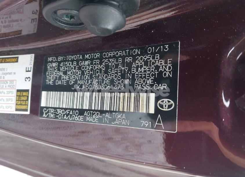 Photo 9 of 2013 Scion Tc N/A (VIN JTKJF5C78D3061473)