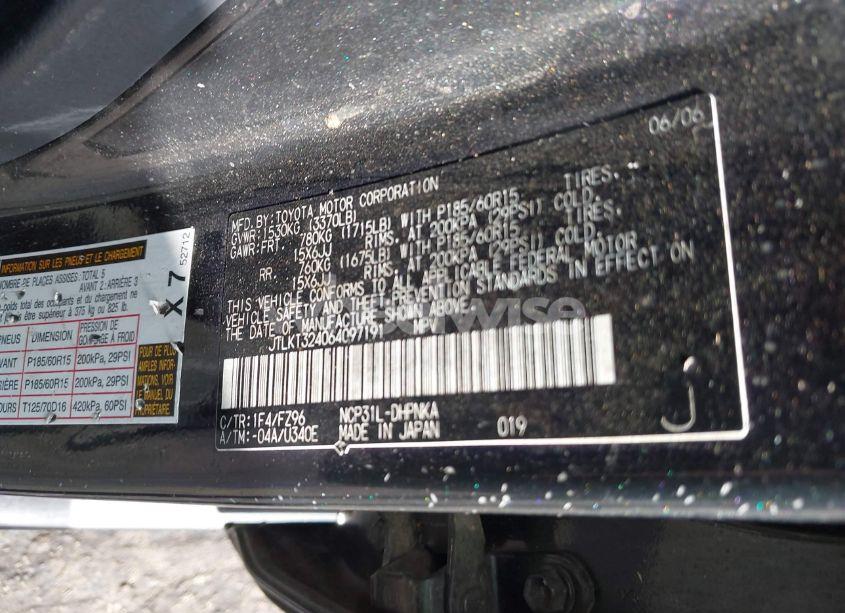 Photo 9 of 2006 Scion Xb N/A (VIN JTLKT324064097191)