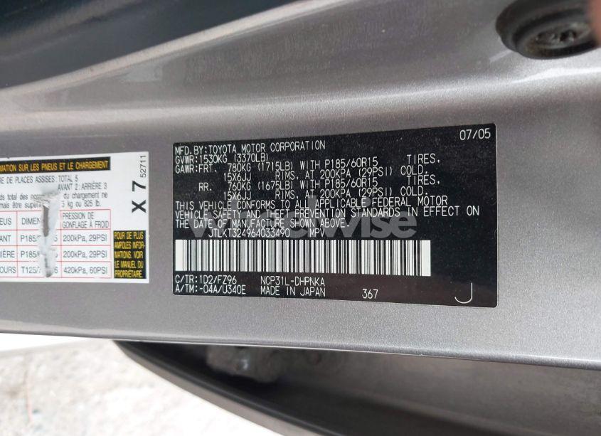 Photo 9 of 2006 Scion Xb N/A (VIN JTLKT324964033490)