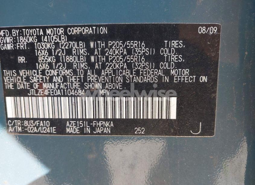 Photo 9 of 2010 Scion Xb N/A (VIN JTLZE4FE0A1104684)