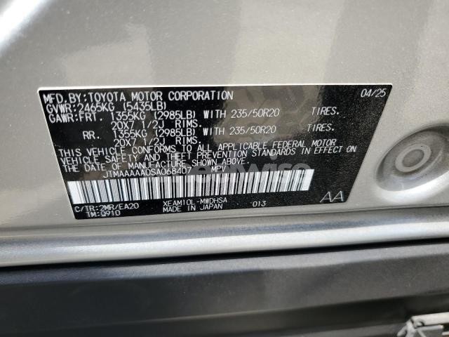 Photo 10 of 2025 TOYOTA BZ4X XLE N/A (VIN JTMAAAAA0SA068407)