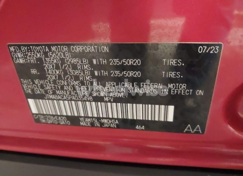 Photo 9 of 2023 Toyota Bz4x LIMITED (VIN JTMABACA5PA035498)