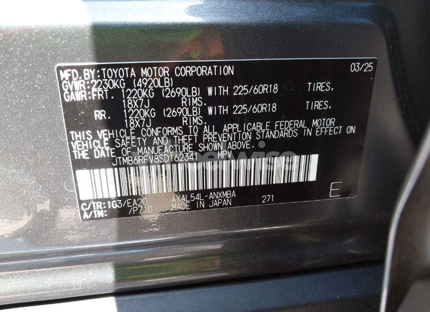 Photo 9 of 2025 Toyota Rav4 HYBRID XLE PREMIUM (VIN JTMB6RFV8SD162341)