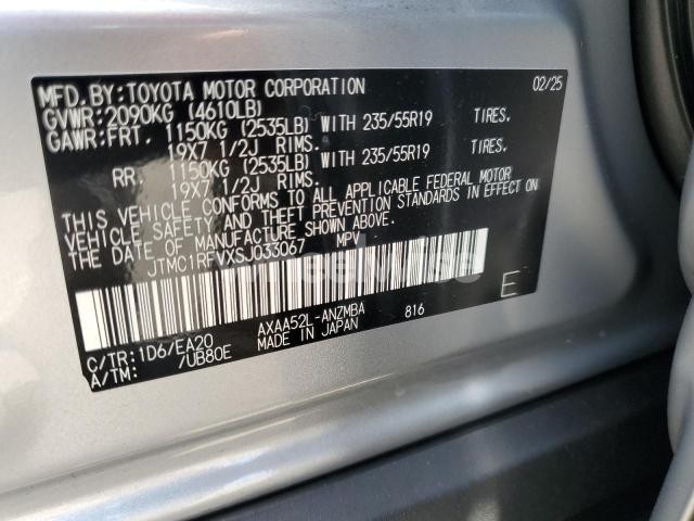 Photo 9 of 2025 TOYOTA RAV4 XLE PREMIUM (VIN JTMC1RFVXSJ033067)