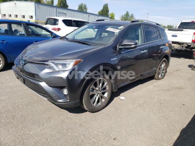 2018 TOYOTA RAV4 HV LIMITED (VIN JTMDJREV5JD252229) main photo