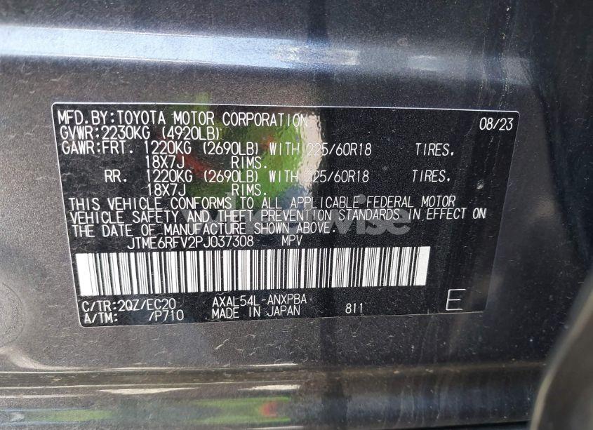 Photo 9 of 2023 Toyota Rav4 HYBRID XSE (VIN JTME6RFV2PJ037308)