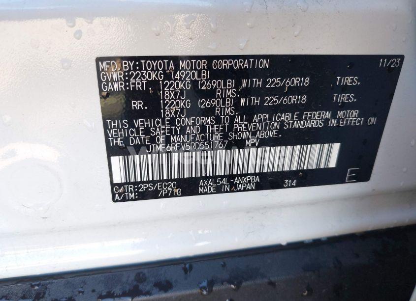 Photo 9 of 2024 Toyota Rav4 HYBRID XSE (VIN JTME6RFV5RD551767)