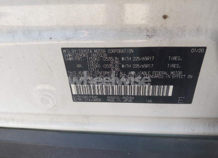 Photo 9 of 2020 Toyota Rav4 LE (VIN JTMH1RFV2LD051729)