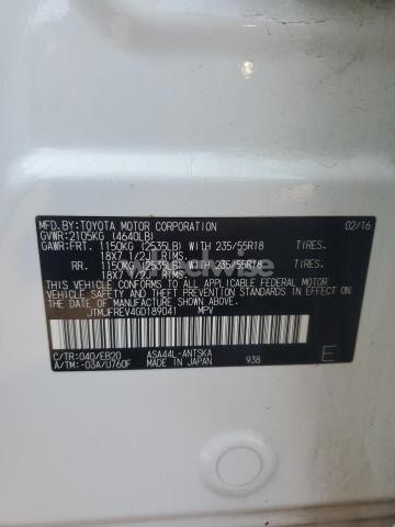 Photo 8 of 2016 TOYOTA RAV4 SE (VIN JTMJFREV4GD189041)