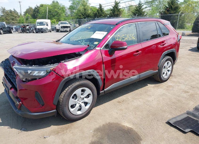 Photo 2 of 2021 Toyota Rav4 LE (VIN JTMK1RFV5MD522795)