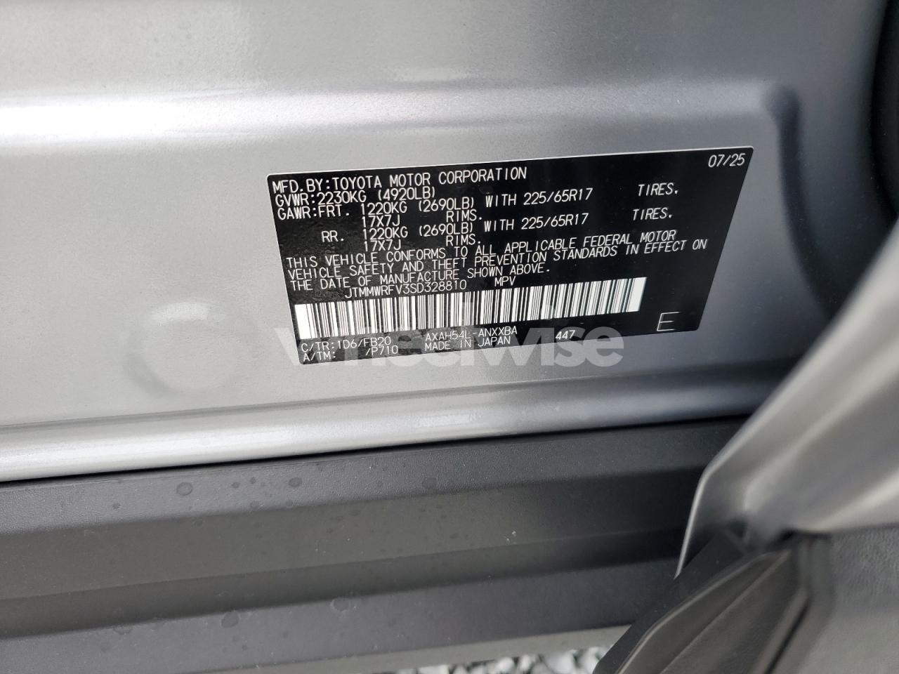 Photo 13 of 2025 TOYOTA RAV4 LE (VIN JTMMWRFV3SD328810)