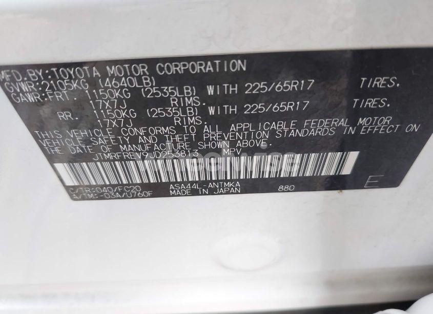 Photo 9 of 2018 Toyota Rav4 XLE (VIN JTMRFREV9JD253813)