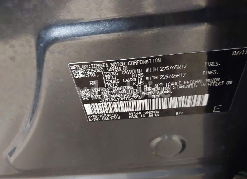 Photo 9 of 2017 Toyota Rav4 HYBRID XLE (VIN JTMRJREV0HD150918)