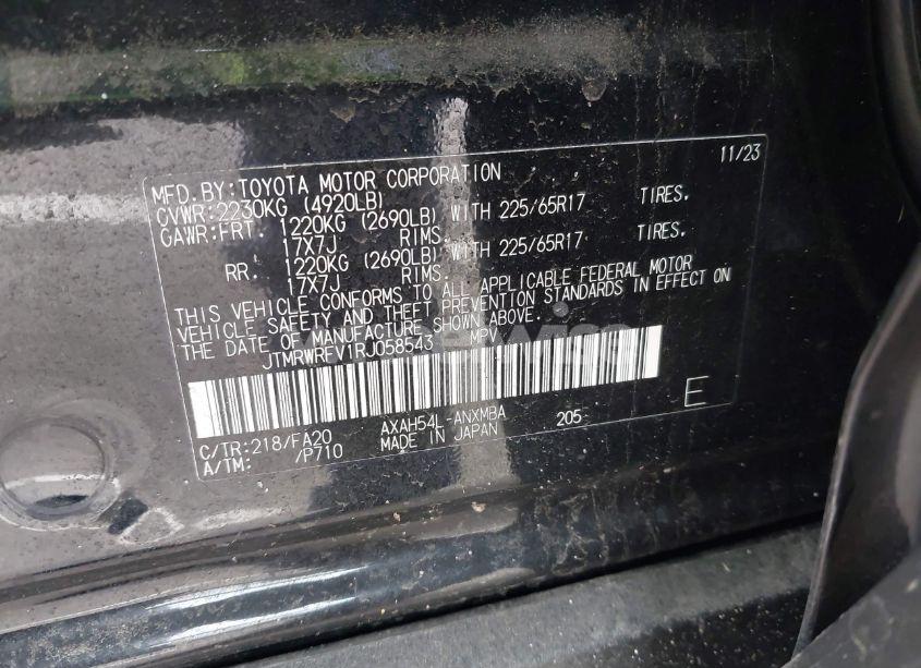 Photo 9 of 2024 Toyota Rav4 HYBRID XLE (VIN JTMRWRFV1RJ058543)