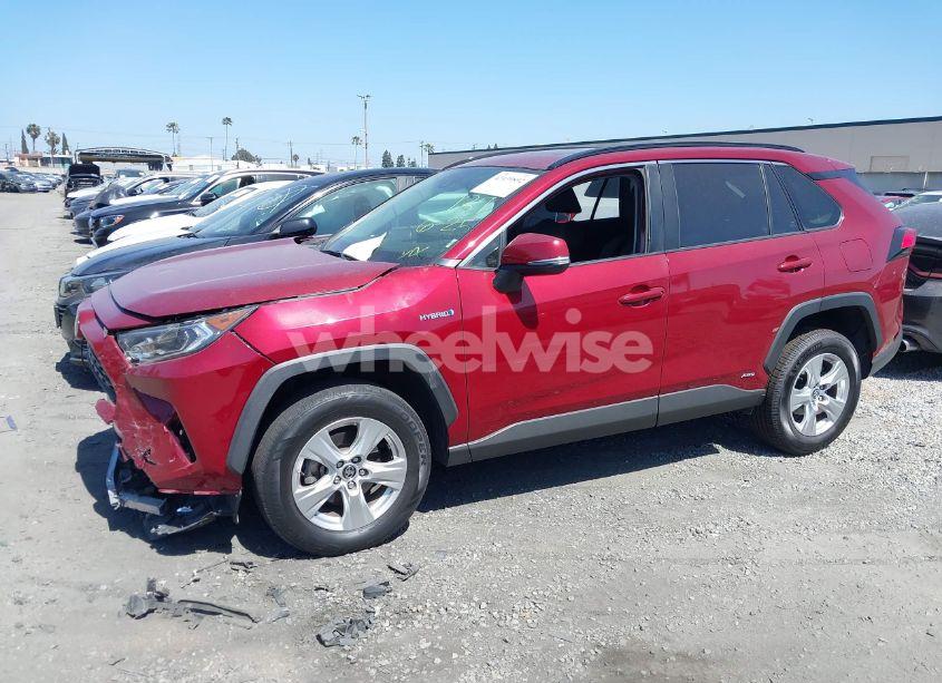 Photo 2 of 2019 Toyota Rav4 HYBRID XLE (VIN JTMRWRFV3KD002396)
