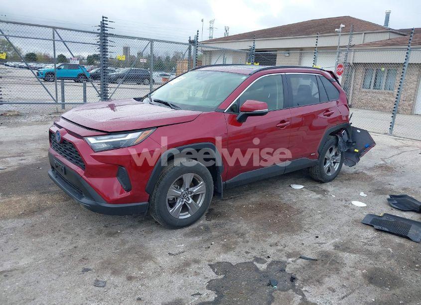 Photo 2 of 2023 Toyota Rav4 HYBRID XLE (VIN JTMRWRFV3PD205294)