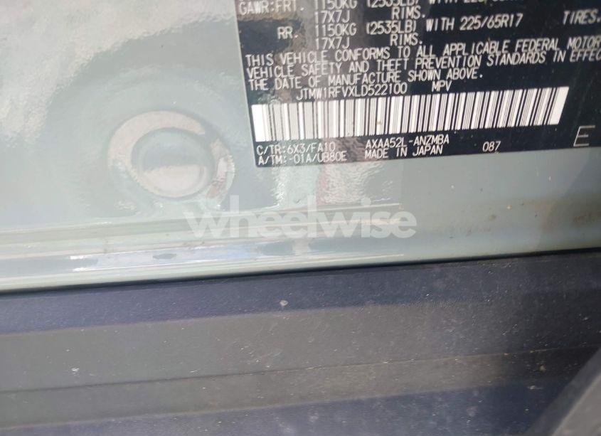 Photo 9 of 2020 Toyota Rav4 XLE (VIN JTMW1RFVXLD522100)