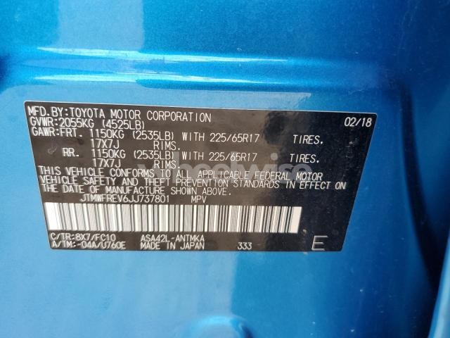 Photo 7 of 2018 TOYOTA RAV4 ADVENTURE (VIN JTMWFREV6JJ737801)