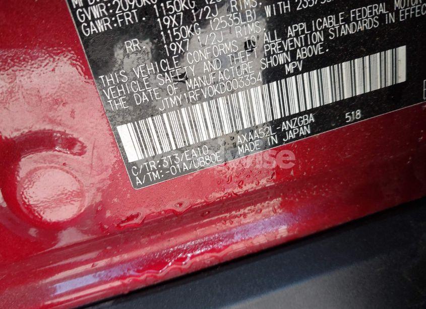 Photo 9 of 2019 Toyota Rav4 LIMITED (VIN JTMY1RFV0KD003354)