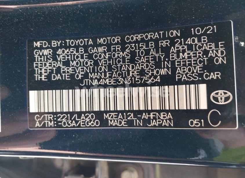Photo 9 of 2022 Toyota Corolla XSE (VIN JTNA4MBE3N3157564)