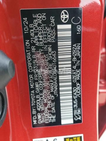 Photo 7 of 2025 TOYOTA GR COROLLA CORE (VIN JTNABAAE0SA016643)