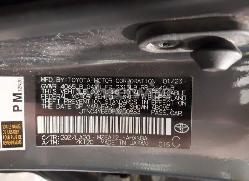 Photo 9 of 2023 Toyota Corolla XSE (VIN JTNC4MBE0P3200883)