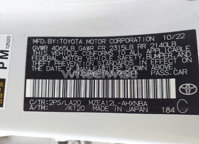 Photo 9 of 2023 Toyota Corolla XSE (VIN JTNC4MBE1P3195211)