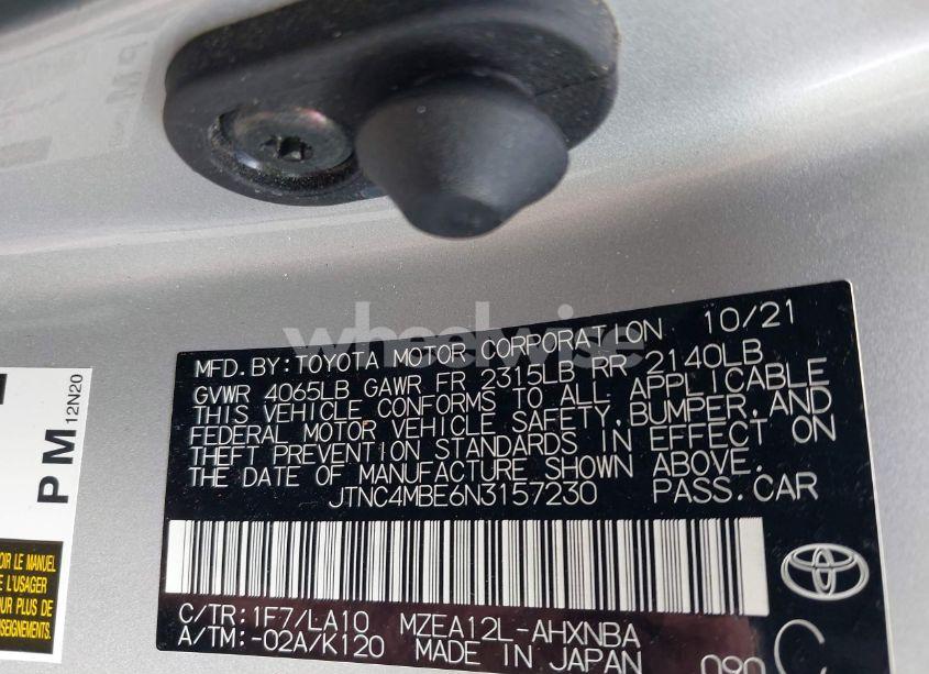 Photo 9 of 2022 Toyota Corolla XSE (VIN JTNC4MBE6N3157230)