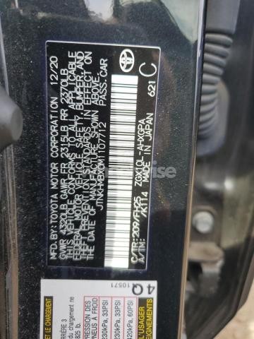 Photo 5 of 2021 TOYOTA C-HR XLE (VIN JTNKHMBX0M1107712)