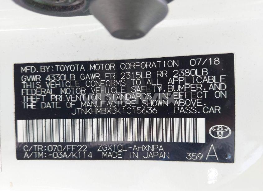 Photo 9 of 2019 Toyota C-hr XLE (VIN JTNKHMBX3K1015636)