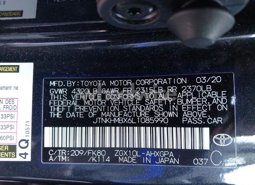 Photo 9 of 2020 Toyota C-hr XLE (VIN JTNKHMBX6L1085990)